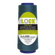 TRULOCK Serging Thread Deep Teal 1500 m spool close up