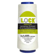 TRULOCK Serging Thread Ecru 1500 m spool close up