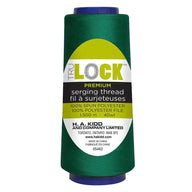 TRULOCK Serging Thread Green 1500 m spool close up
