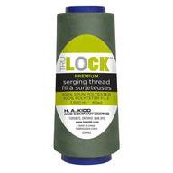 TRULOCK Serging Thread Lichen Green 1500 m spool close up