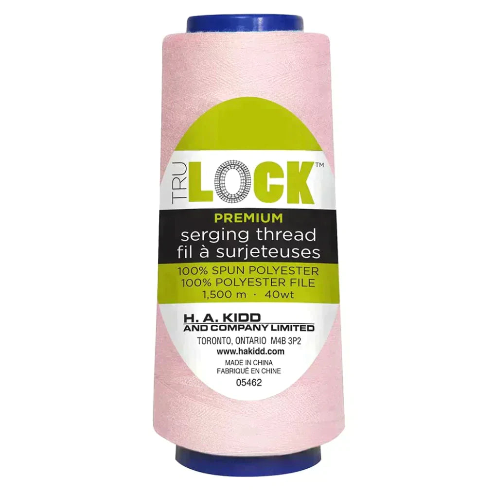 TRULOCK Serging Thread Pink 1500 m spool close up