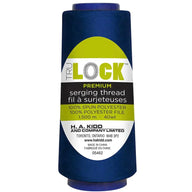 TRULOCK Serging Thread Royal Blue 1500 m spool close up