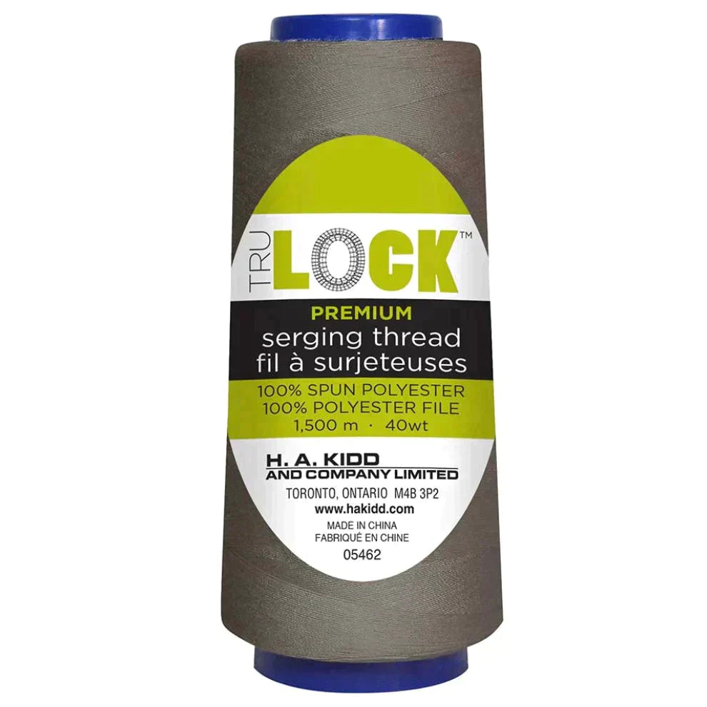 TRULOCK Serging Thread Taupe 1500 m spool close up