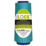 TRULOCK Serging Thread Turquoise 1500 m spool close up