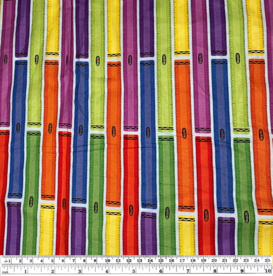 Quilting Cotton - Crayons