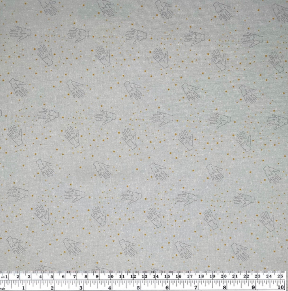 Quilting Cotton - Palm Reader Cotton - Mint Green