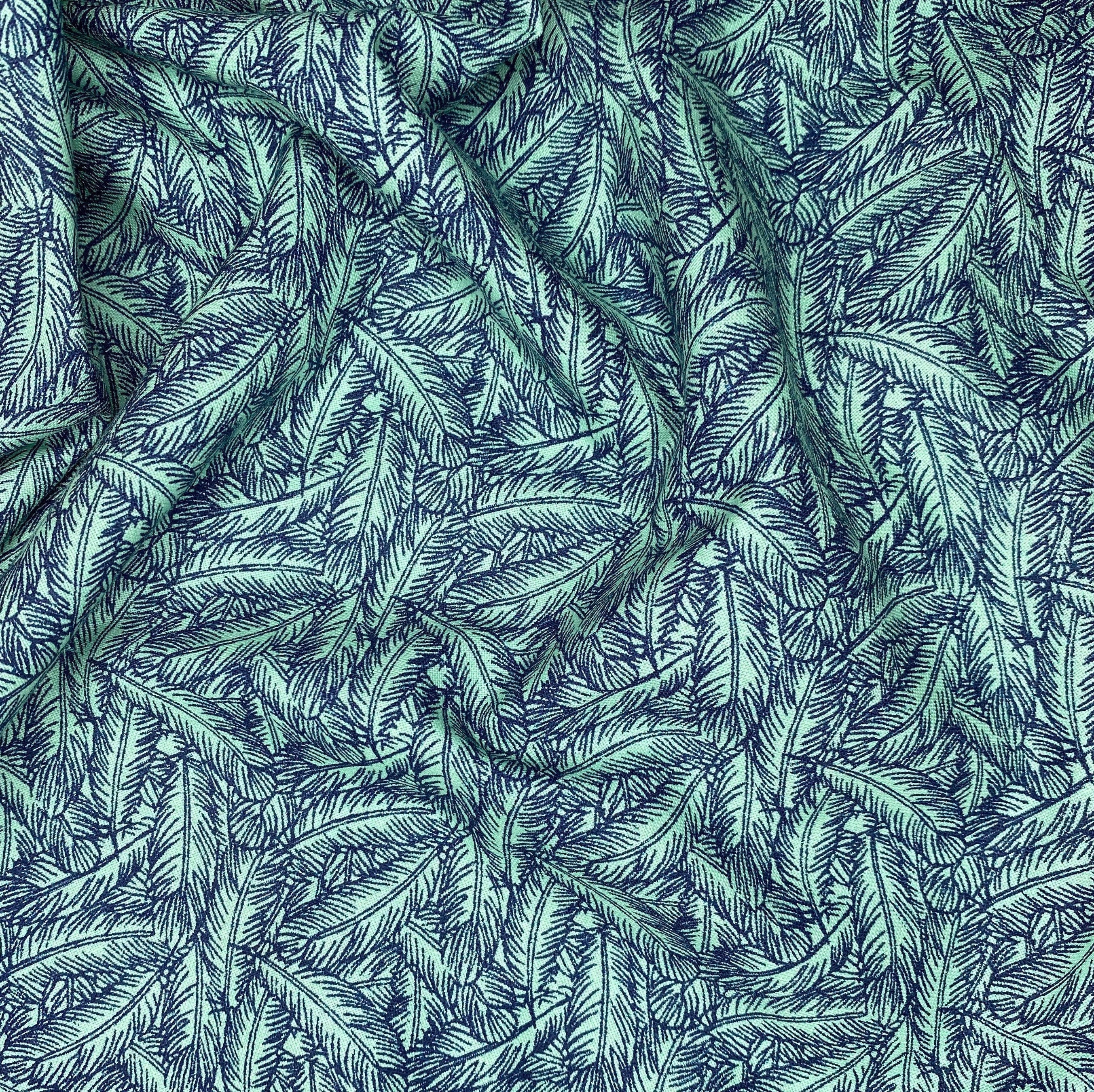 Printed Quilting Cotton Remnant - Feathers