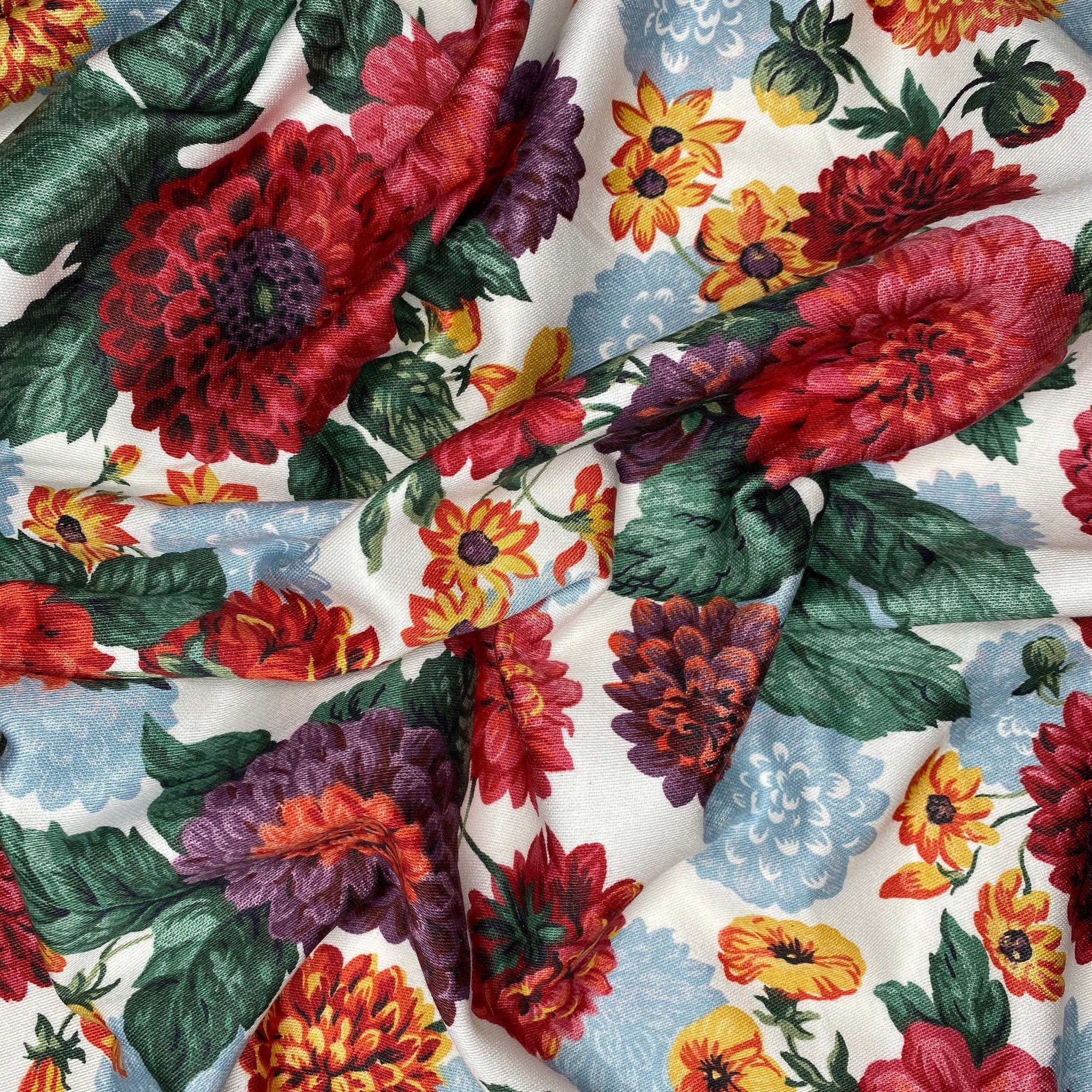 Printed Cotton Canvas - John Wolf - Flowers