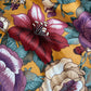 Printed Cotton Canvas Floral - Purple/Green/Brown
