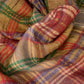 Scottish Wool Plaid Seersucker - Red