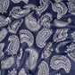Quilting Cotton - Paisley - Navy/White