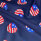Quilting Cotton - American Smiley Face - 44”