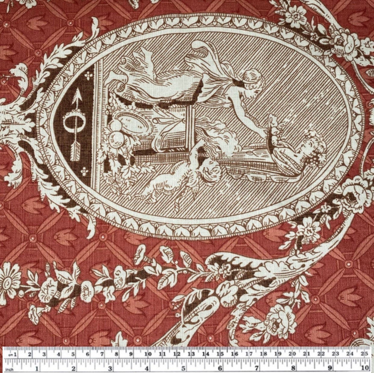 Printed Cotton Canvas - Delphi from ‘The Design Archives’