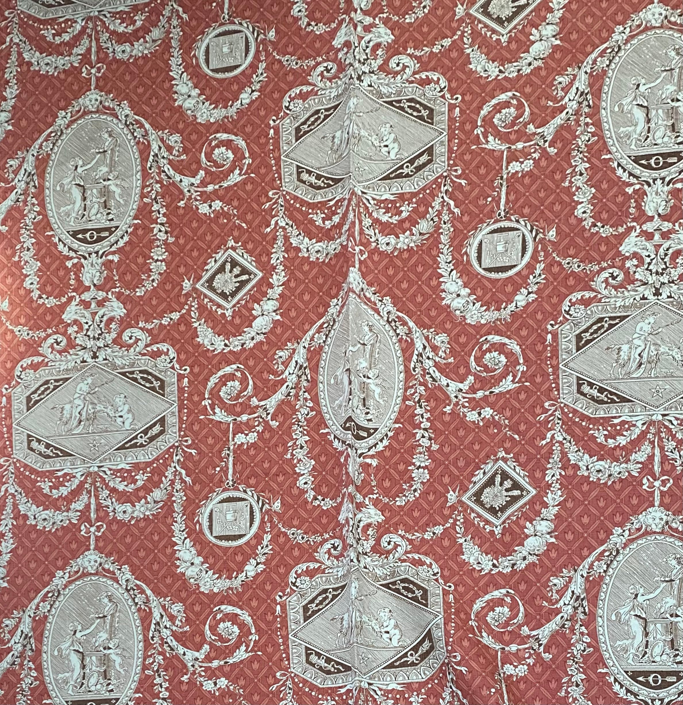 Printed Cotton Canvas - Delphi from ‘The Design Archives’