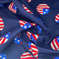 Quilting Cotton - American Smiley Face - 44”