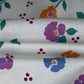 Vintage Floral Printed Cotton - 36” - White