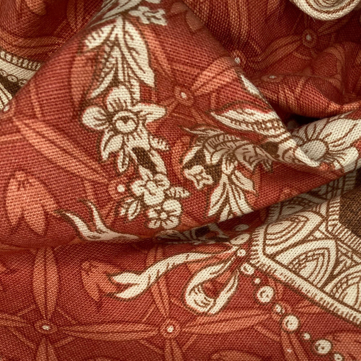 Printed Cotton Canvas - Delphi from ‘The Design Archives’