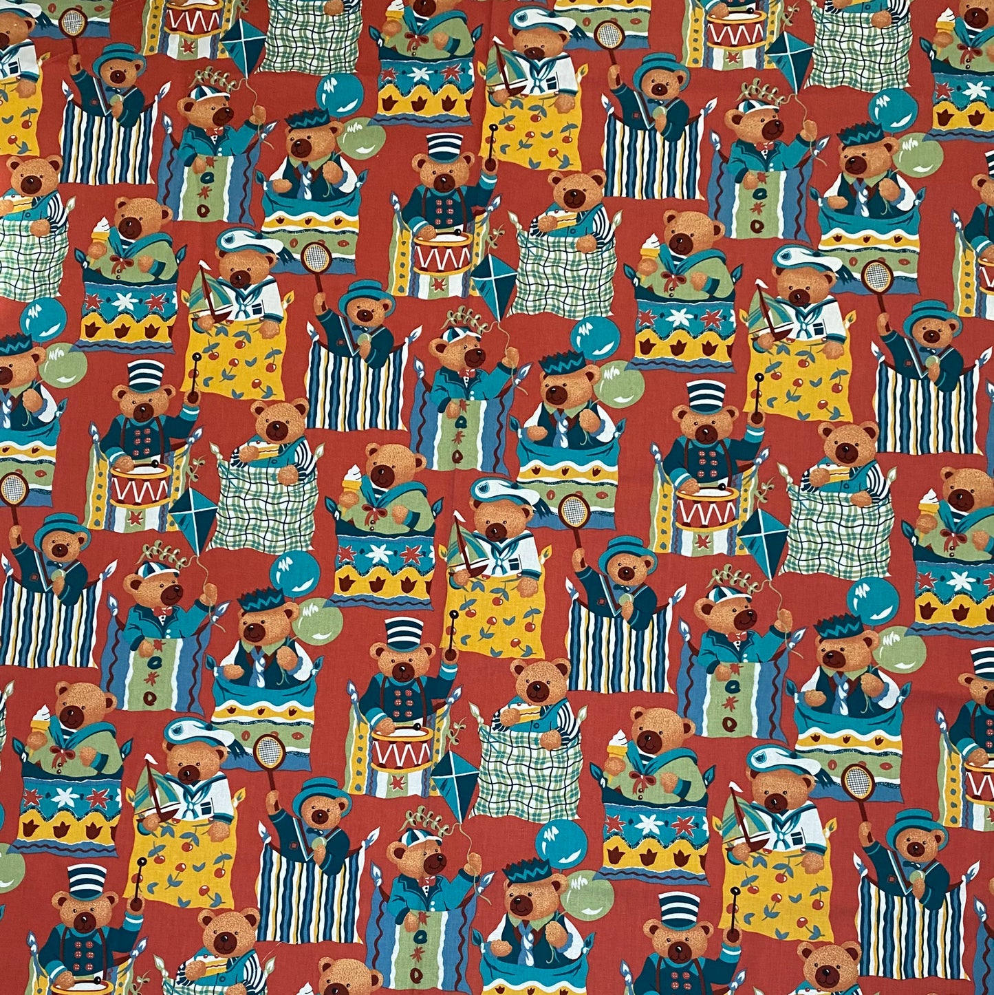 Teddies ’Prestigious’ Printed Cotton - Andrés Moss - 56”