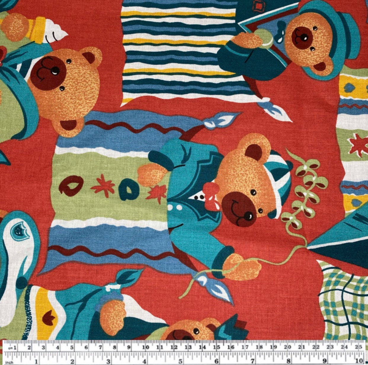 Teddies ’Prestigious’ Printed Cotton - Andrés Moss - 56”
