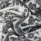 Paisley Squares Rayon Batiste - 45” - White/Black