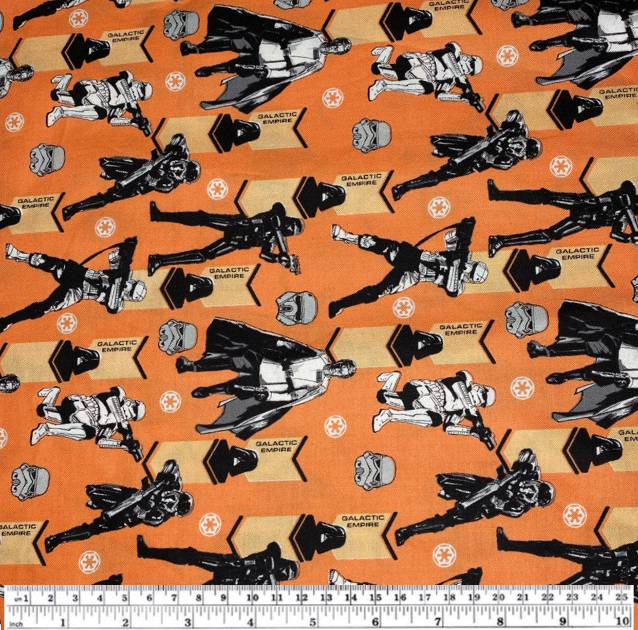 Quilting Cotton - Galactic Empire - 44” - Orange
