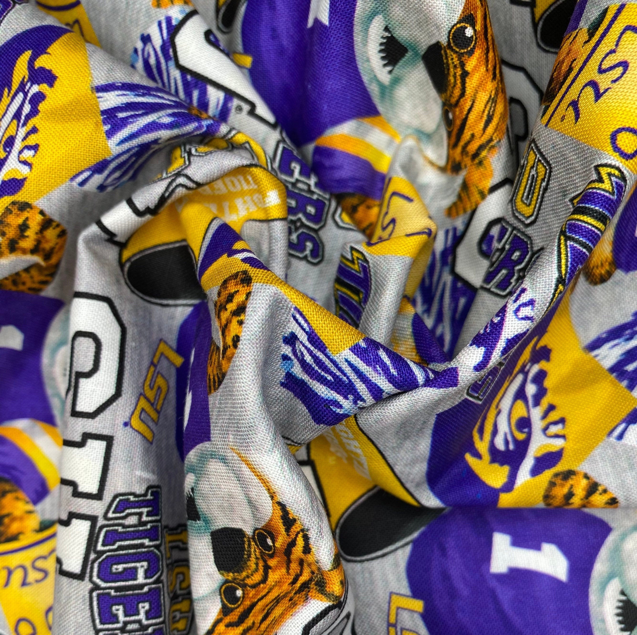 Quilting Cotton - LSU Tigers