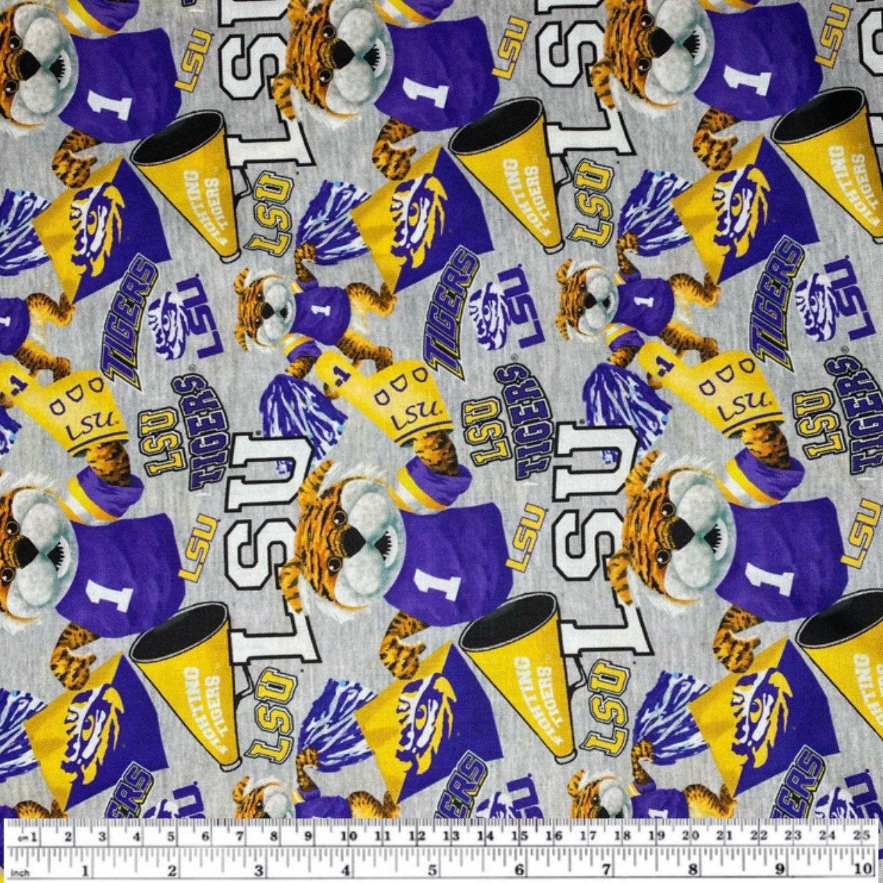 Quilting Cotton - LSU Tigers
