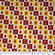 Quilting Cotton - College Football - Iowa State Checkered - 44”