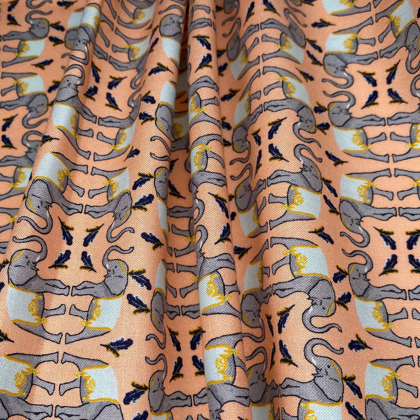 Quilting Cotton - Night Circus Elephants