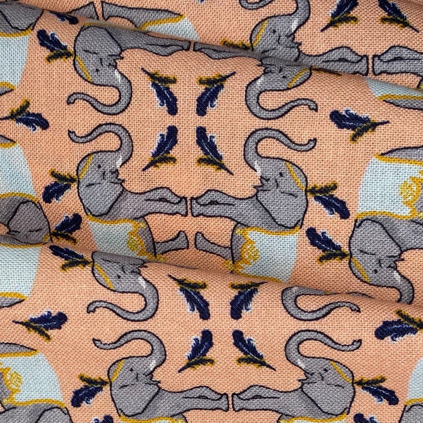 Quilting Cotton - Night Circus Elephants