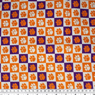 Quilting Cotton - College Football - Clemson University
