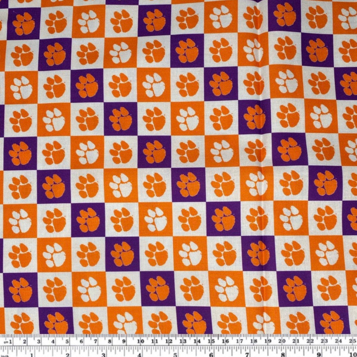 Quilting Cotton - College Football - Clemson University