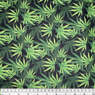 Quilting Cotton - Leaf Print - 44”