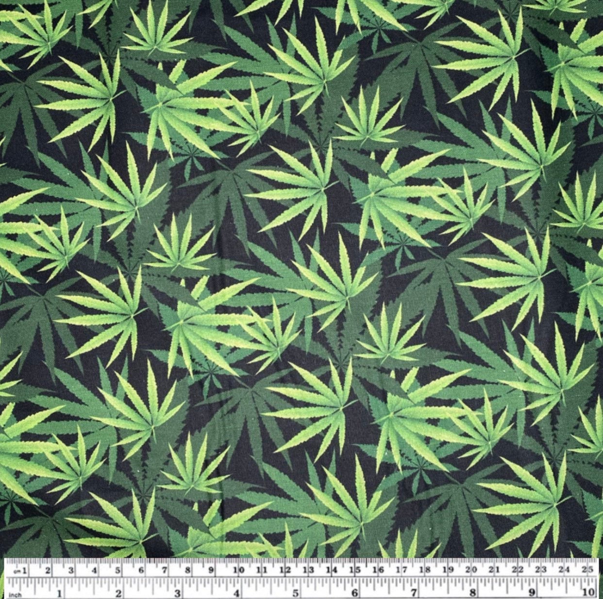Quilting Cotton - Leaf Print - 44”