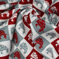 Quilting Cotton - College Football - Washington State University Checkered Cougars - 44”