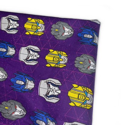 Quilting Cotton - Transformers - Purple