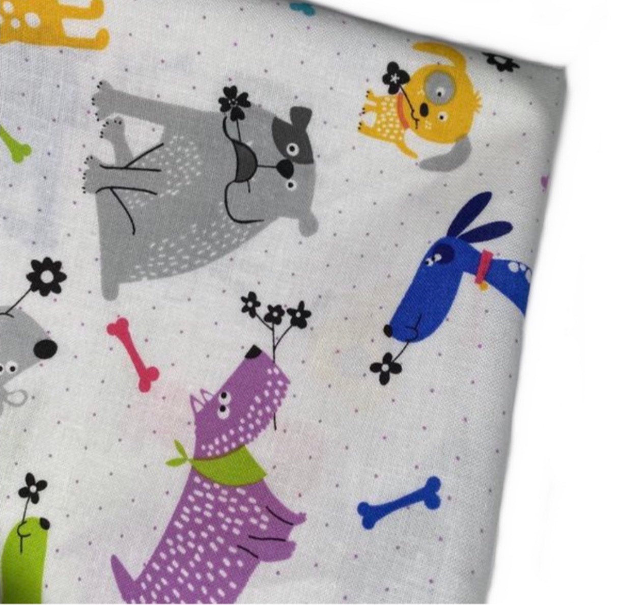 Quilting Cotton - Dogs Love Bones