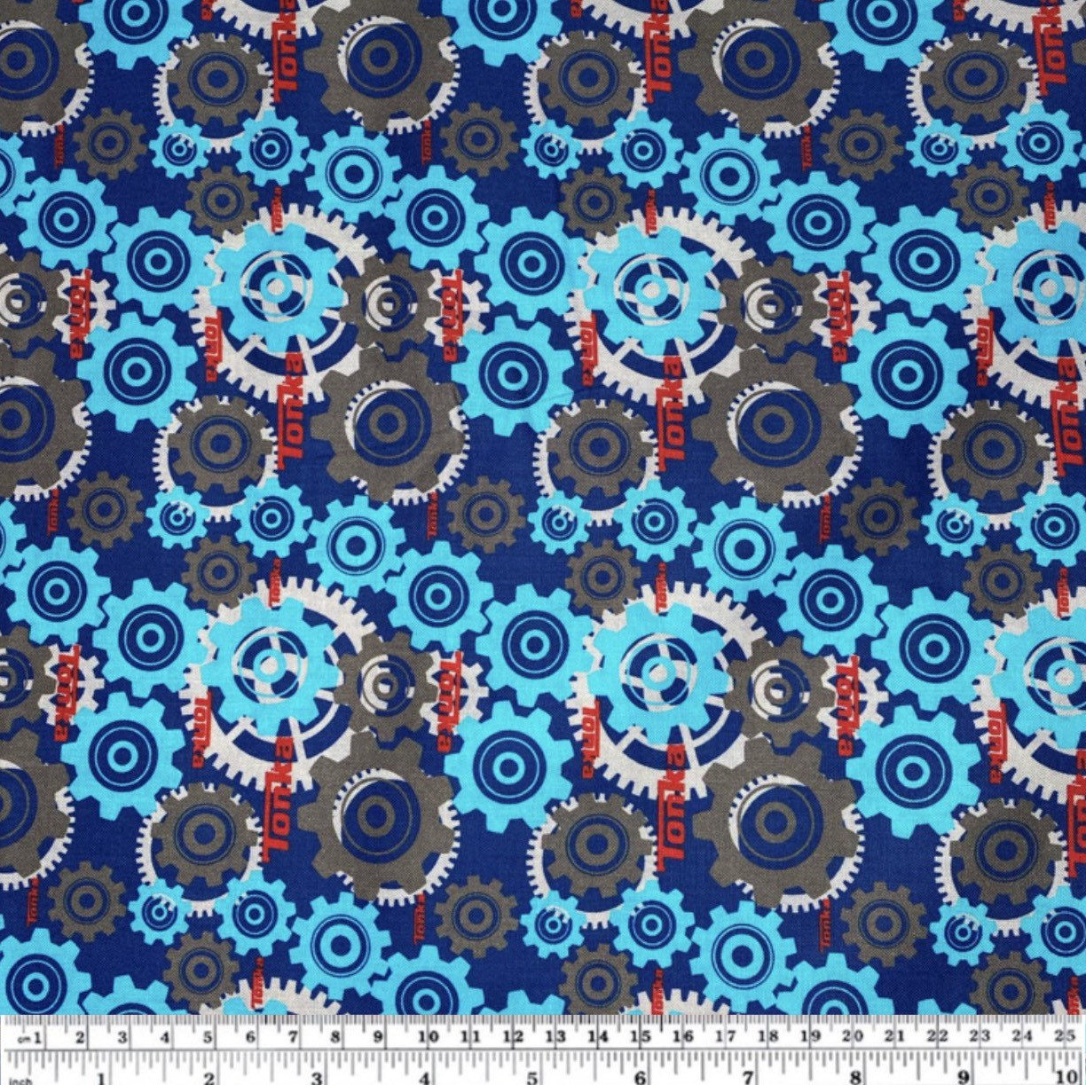 Quilting Cotton - Tonka Gears