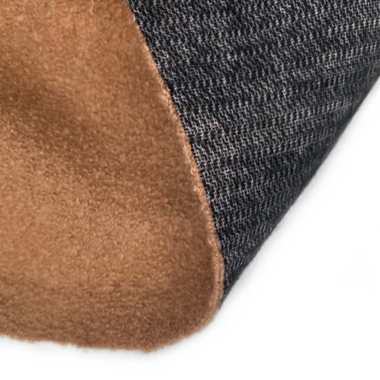 Boiled Wool - Interfaced - Remnant - Camel