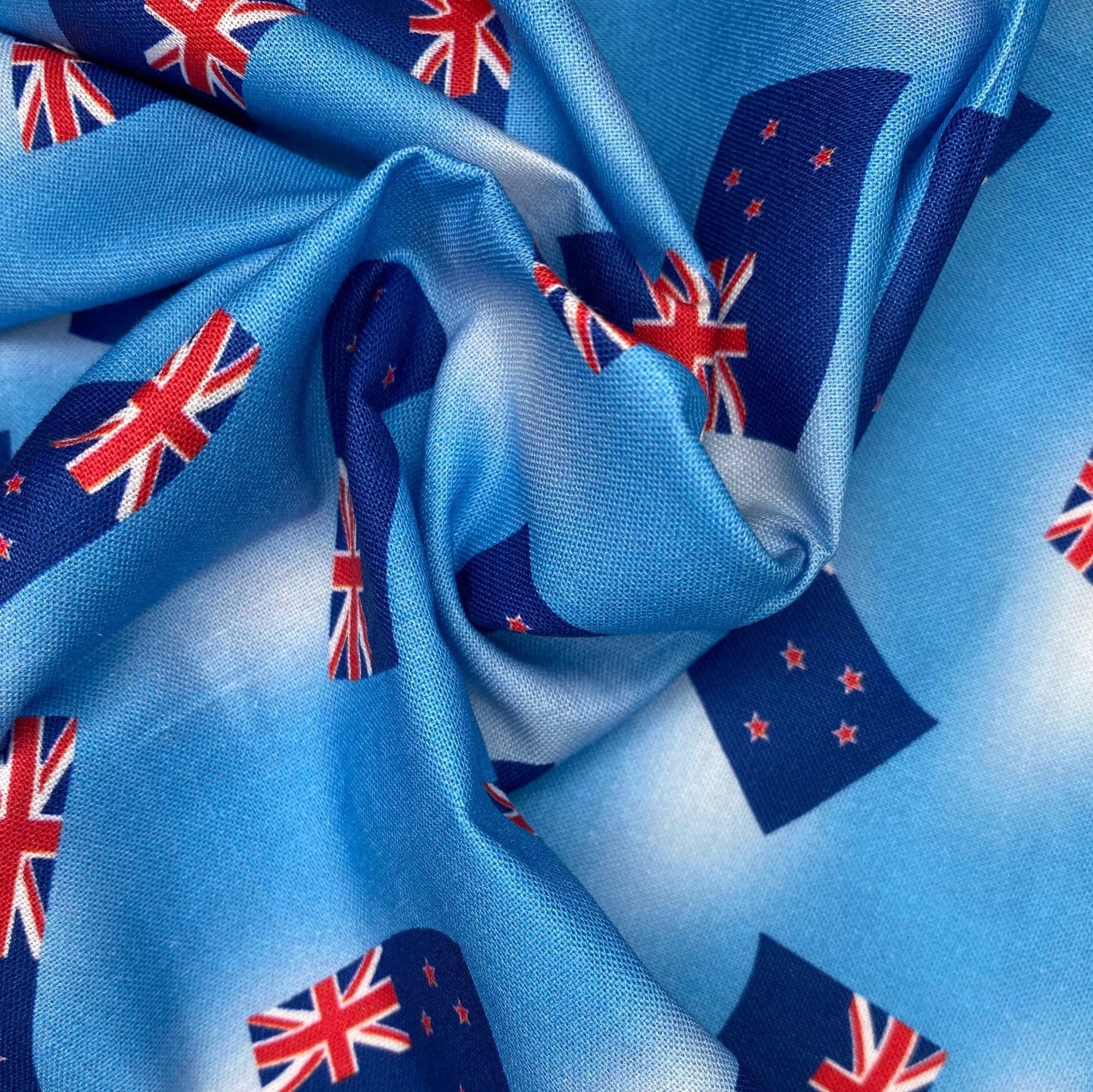 Quilting Cotton - New Zealand Flag - 44”
