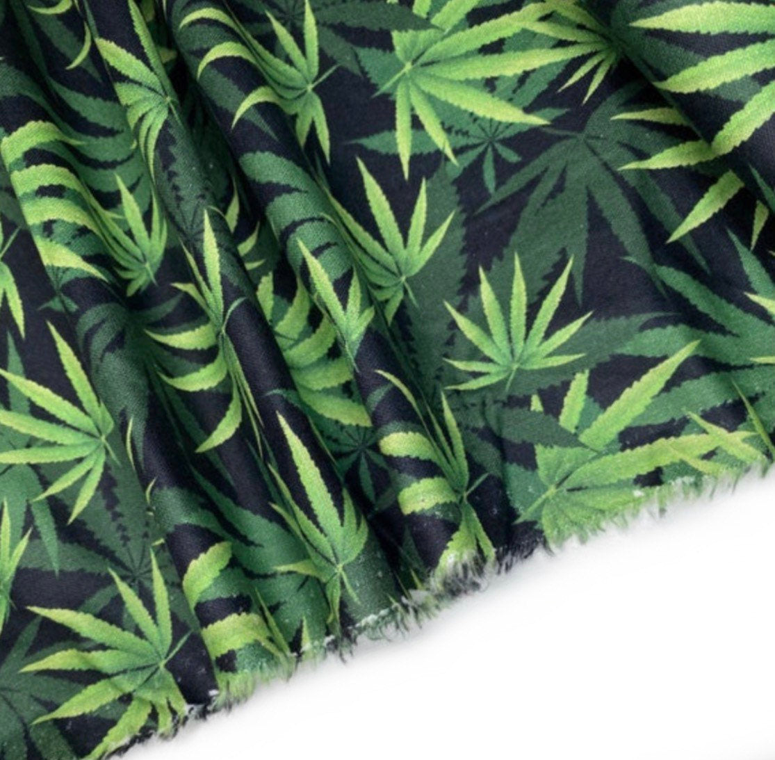 Quilting Cotton - Leaf Print - 44”