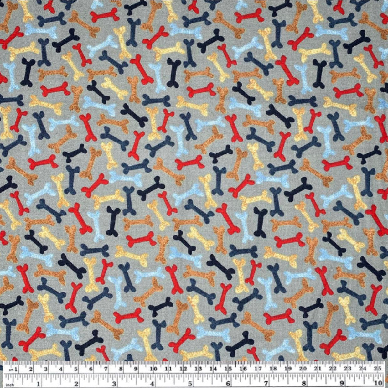 Quilting Cotton - Dog Bones