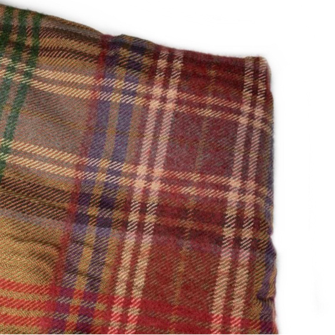 Scottish Wool Plaid Seersucker - Blue