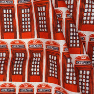 Quilting Cotton - Telephone Booth