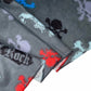 Printed Cotton Flannel - Rock Skulls - Grey
