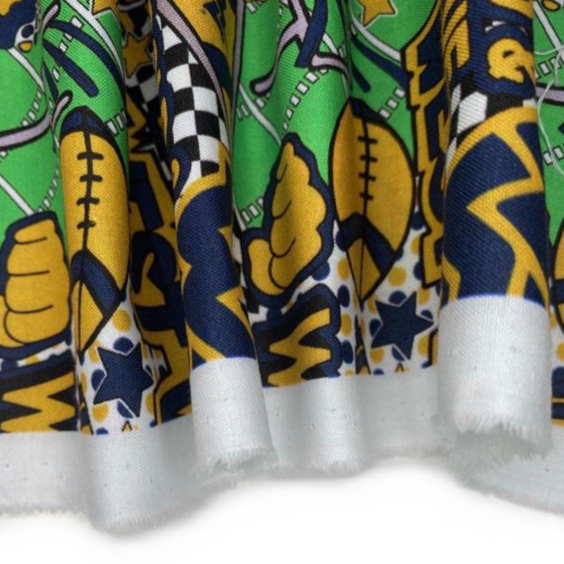 Quilting Cotton - College Football - West Virginia Mountaineers - 44”