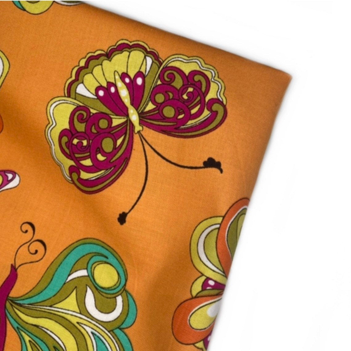Quilting Cotton - Butterfly - 44” - Orange