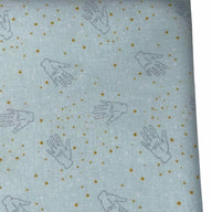 Quilting Cotton - Palm Reader Cotton - Mint Green