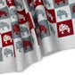 Quilting Cotton - College Football - Washington State University Checkered Cougars - 44”