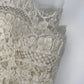 Corded French Lace - Scalloped Eyelash Edge - Ivory